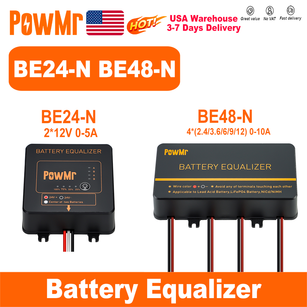 Battery Equalizer Balancer - PowMr ABD 24V 48V Akü Dengeleyici