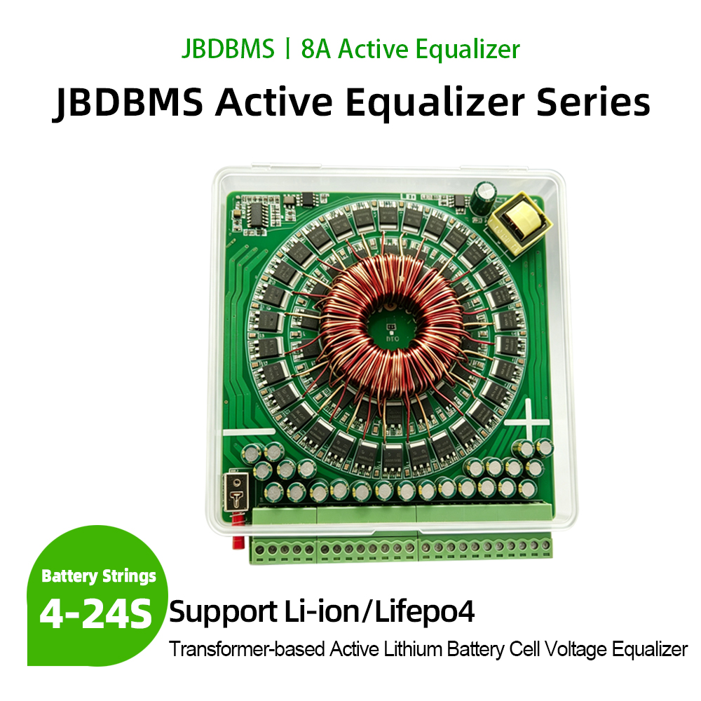 Battery Equalizer Balancer - JBDBMS 4-24S 8A Aktif Batarya Dengeleyici