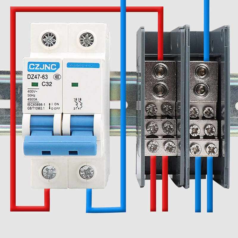 Din Rail Circuit Breaker - 150A Din Raylı Terminal Bloğu Dağıtım