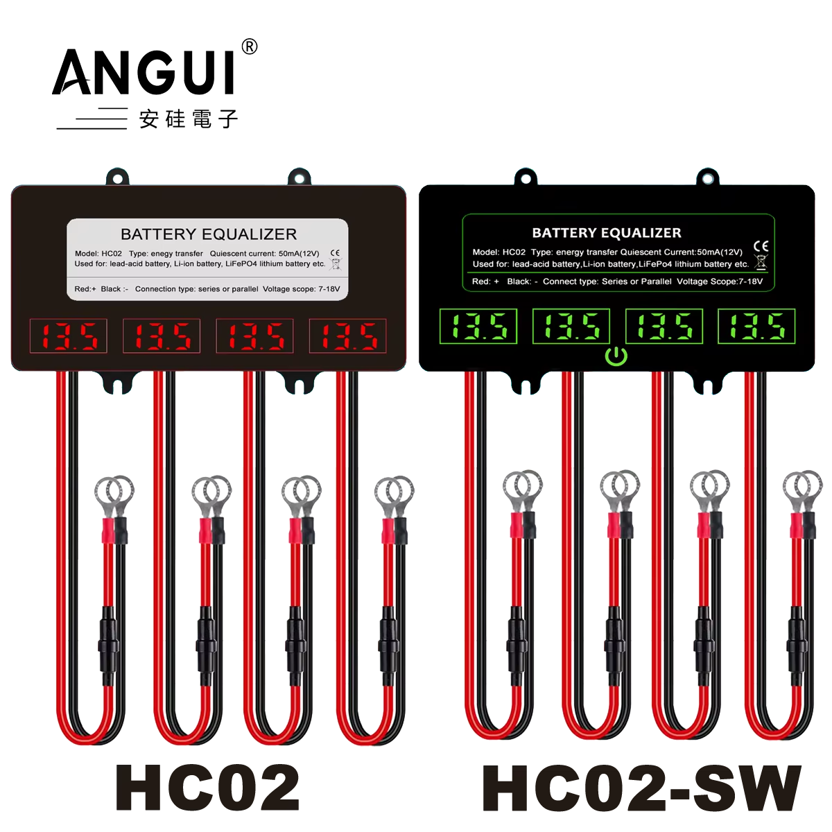 ANGUI 12/24/36/48V HC02 Dokunm - Battery Equalizer Balancer incelemesi ve fiyatı