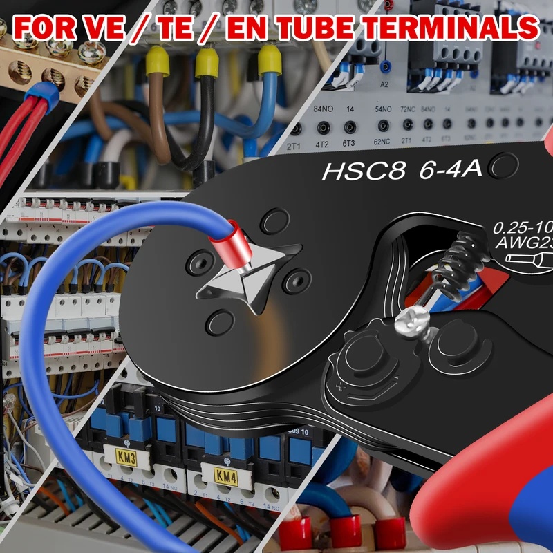 HSC8 6-4A Fırça Sıkma Aleti, 0 - Mc4 Crimping Tool incelemesi ve fiyatı