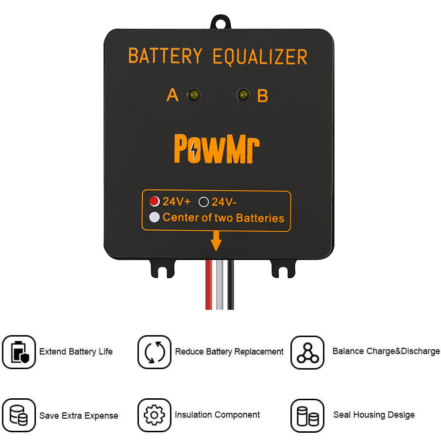 PowMr BE24 Akü Dengeleyici 24V - Battery Equalizer Balancer incelemesi ve fiyatı