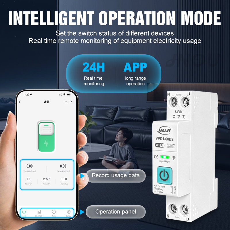 Akıllı WiFi DIN Ray Anahtarı 1 - Din Rail Circuit Breaker incelemesi ve fiyatı
