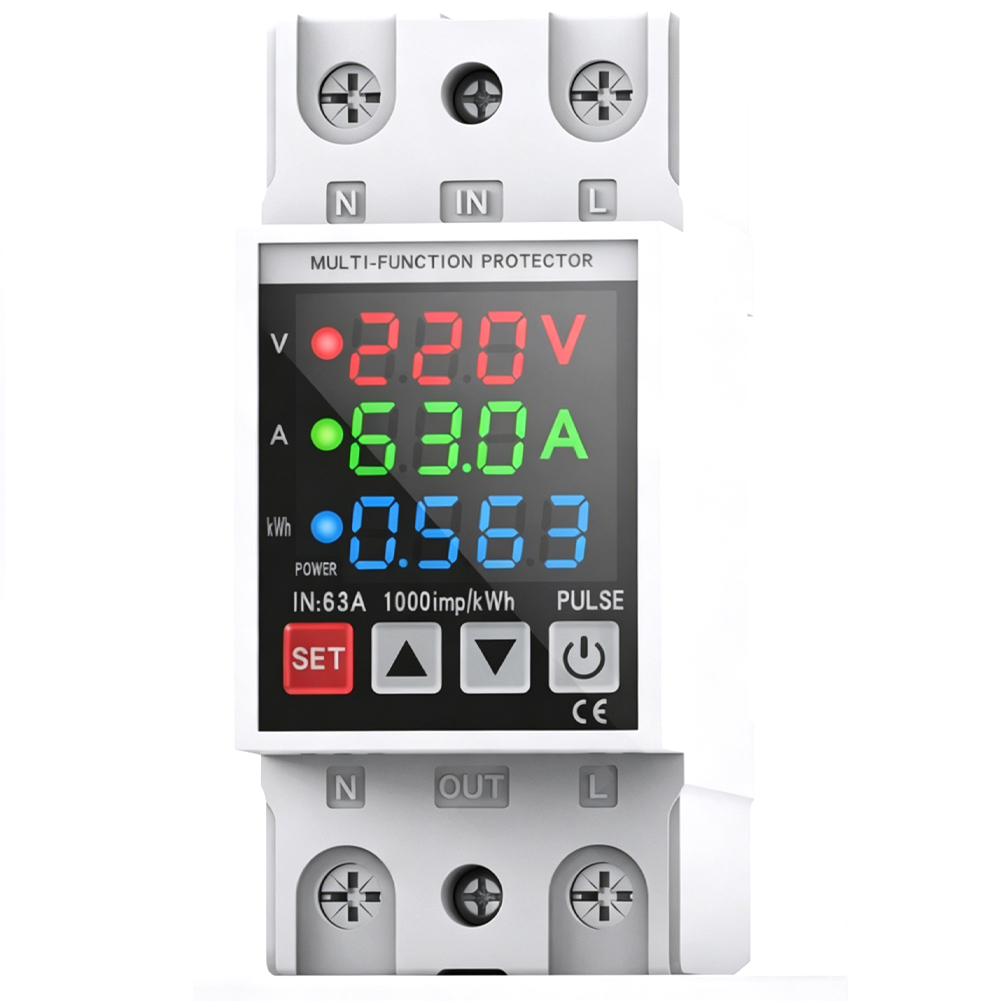 Dijital Üç Ekranlı Ölçüm Zaman - Din Rail Circuit Breaker incelemesi ve fiyatı