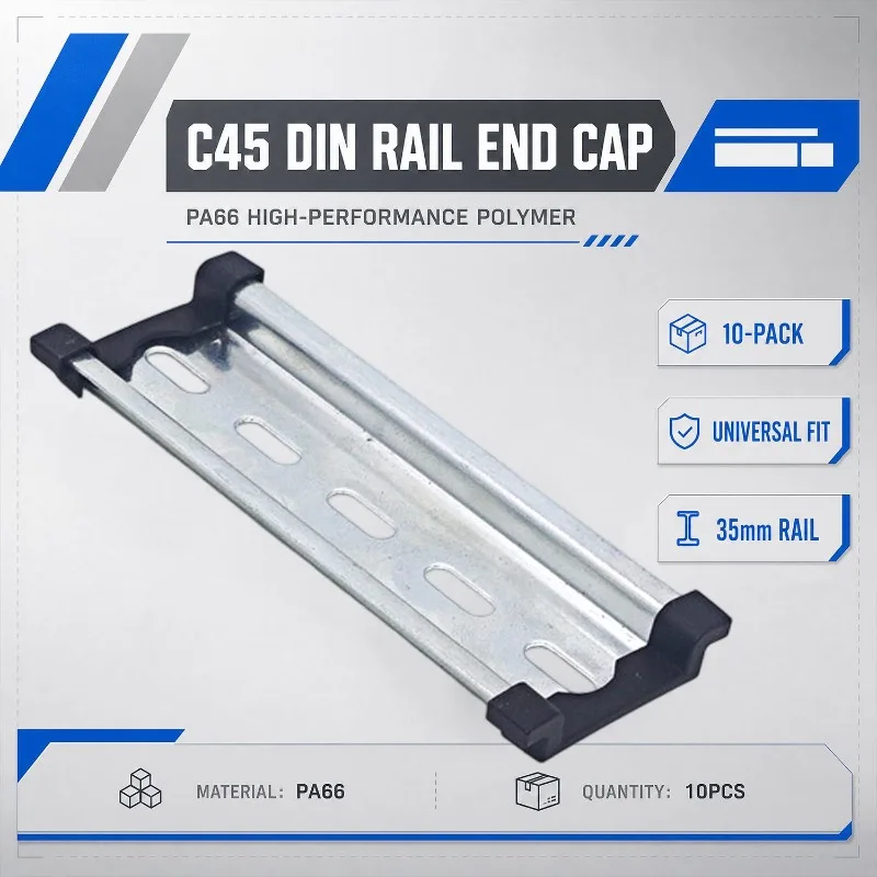 C45 DIN Ray Uç Kapağı Kaymaz L - Din Rail Circuit Breaker incelemesi ve fiyatı