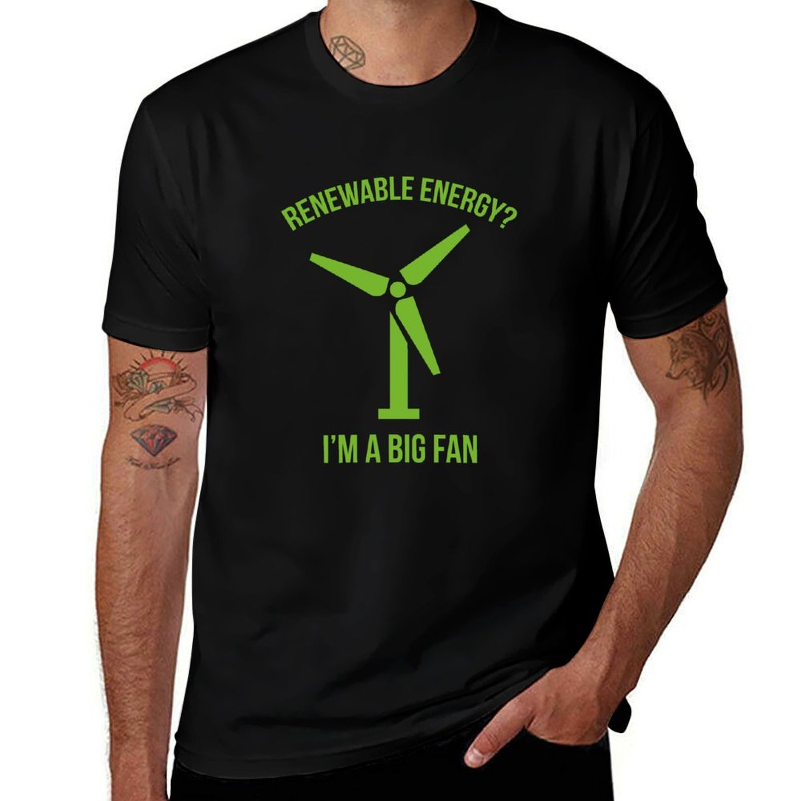 Yenilenebilir Enerji Tişörtü R - Renewable Energy Graphics incelemesi ve fiyatı