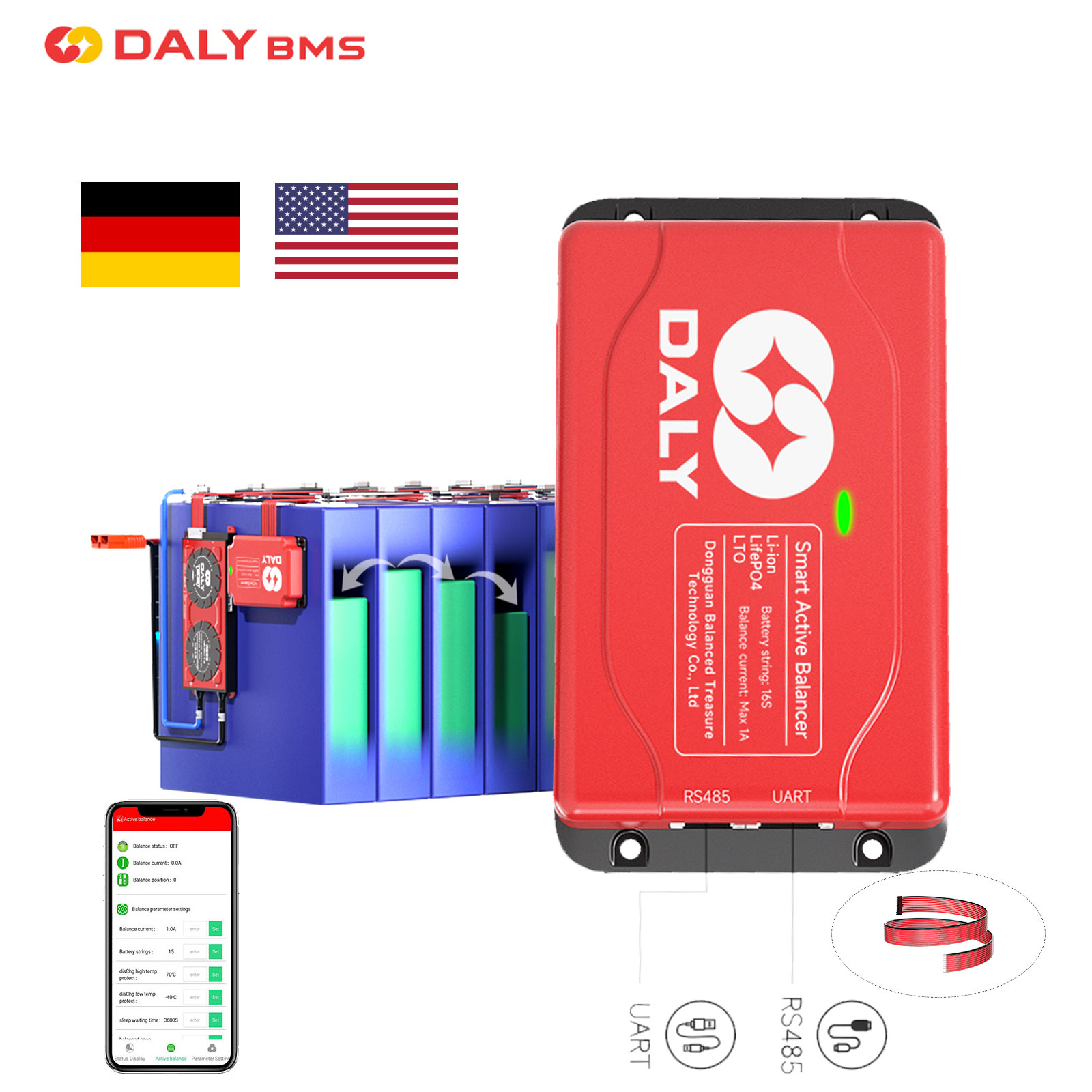 Daly 1A aktif ekolayzır dengel - Battery Equalizer Balancer incelemesi ve fiyatı